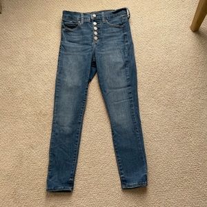 Gap button fly jeans size 0/25 Petite